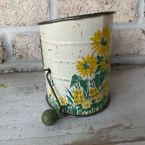 Vintage metal sifter